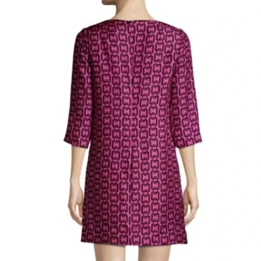 MILLY Julia Chain Print Mini Dress - Picture 2 of 11